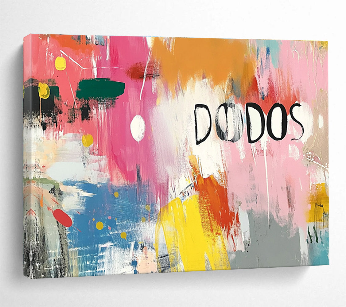 “DODOS” Colorful Abstract  Fun & Eclectic ABS048
