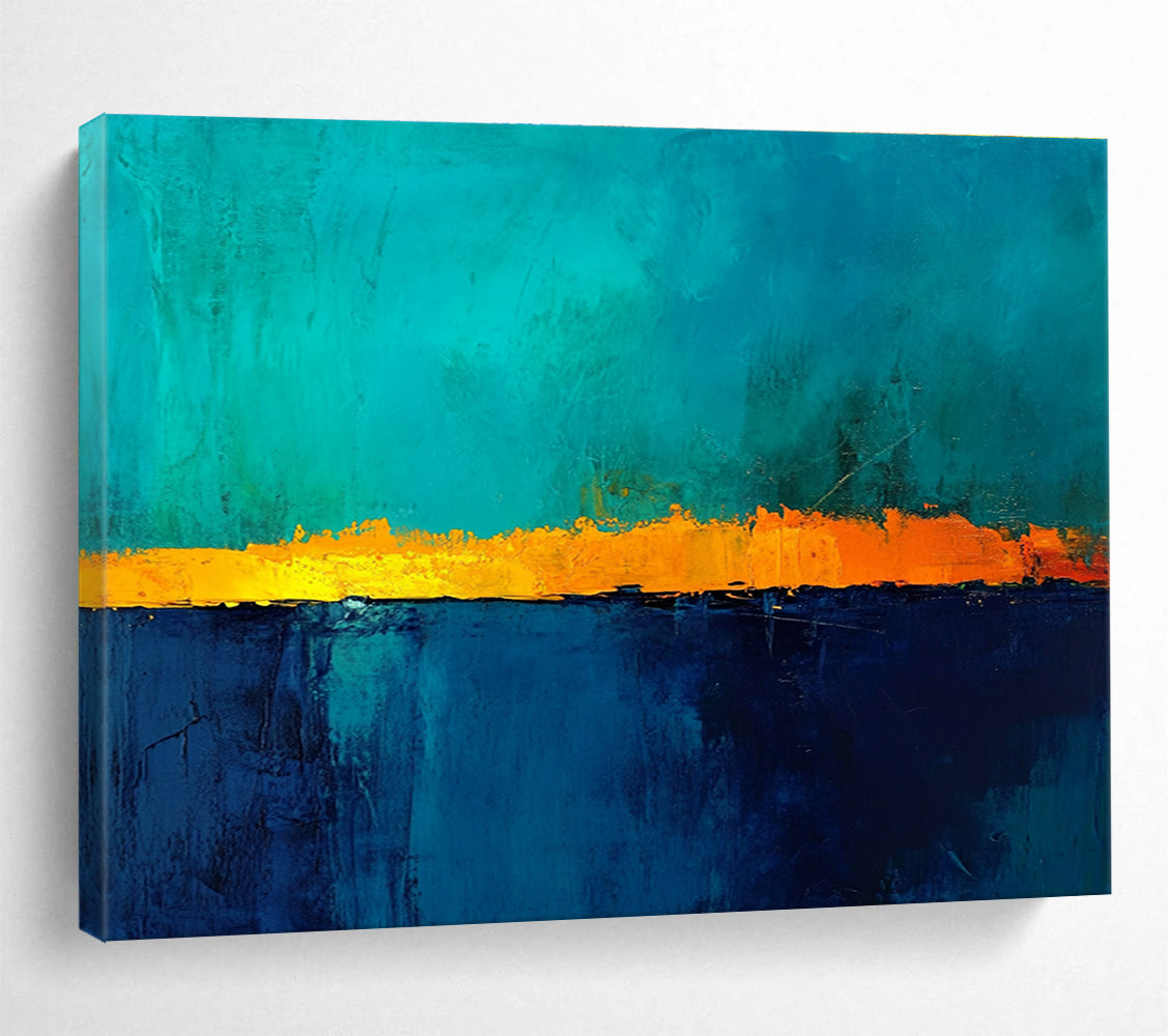 Bold Color Abstract Horizon  Dramatic Skies ABS115