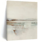 Delicate Soft - Toned Abstract Landscape for Subtle Decor HENG225