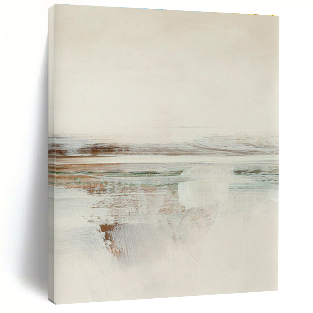 Delicate Soft - Toned Abstract Landscape for Subtle Decor HENG225