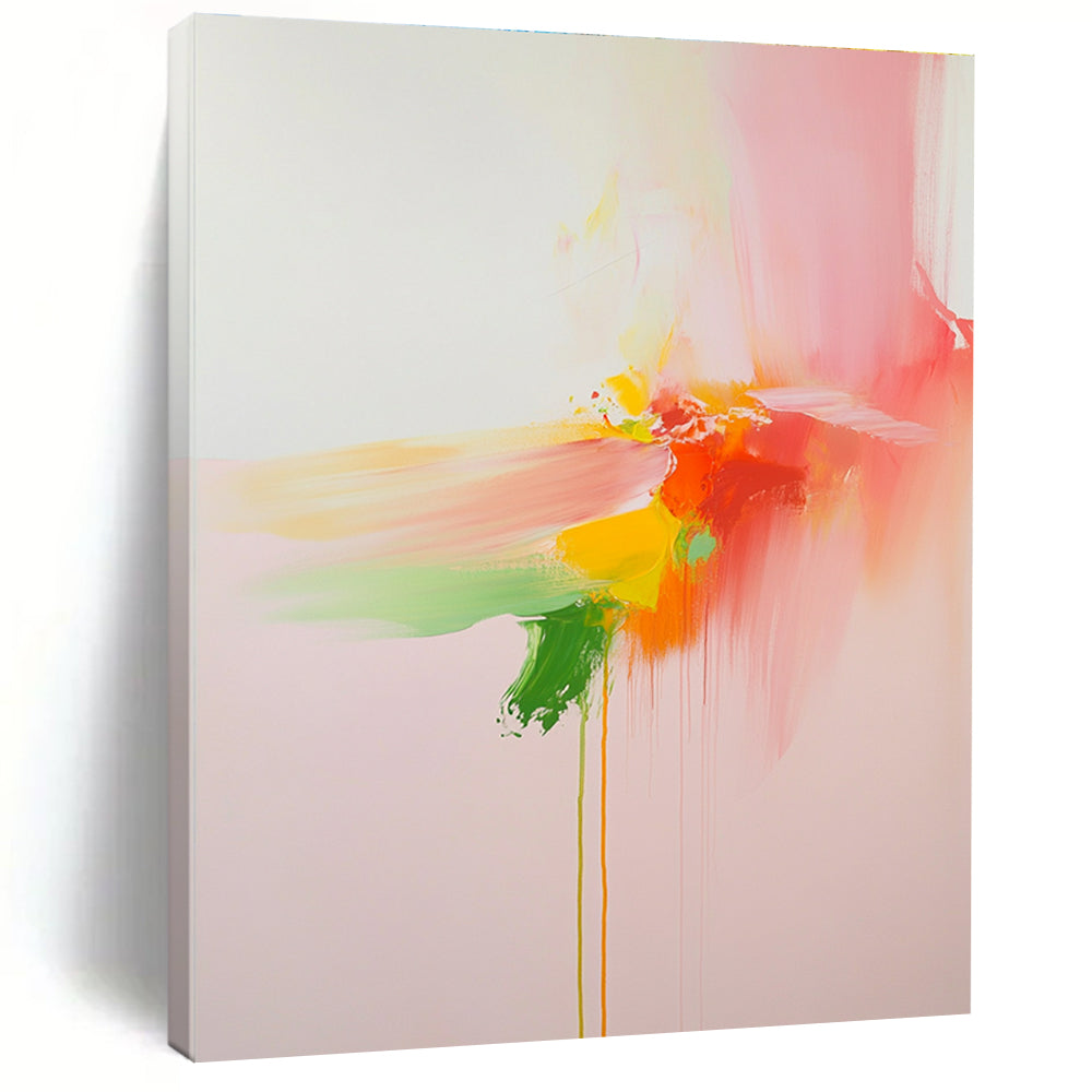 Soft Color Abstract Painting with Delicate Beauty WINK146