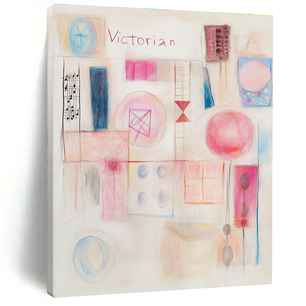 Victorian Abstract Nostalgic Abstract Art GAB0363