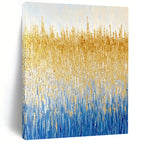 Golden Reeds Abstract Painting for Luxurious Decor GAB0708