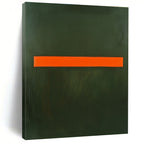 Minimalist - Striped Abstract Painting with Bold Contrast WINK857