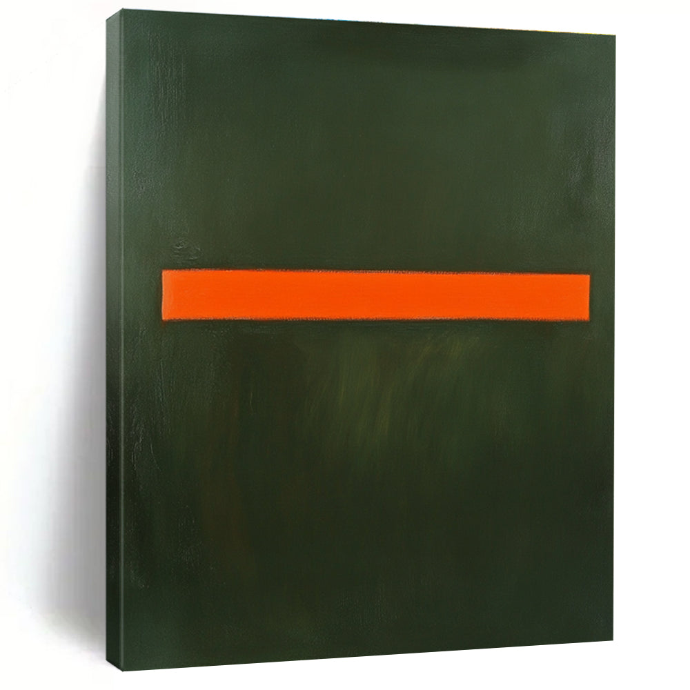 Minimalist - Striped Abstract Painting with Bold Contrast WINK857