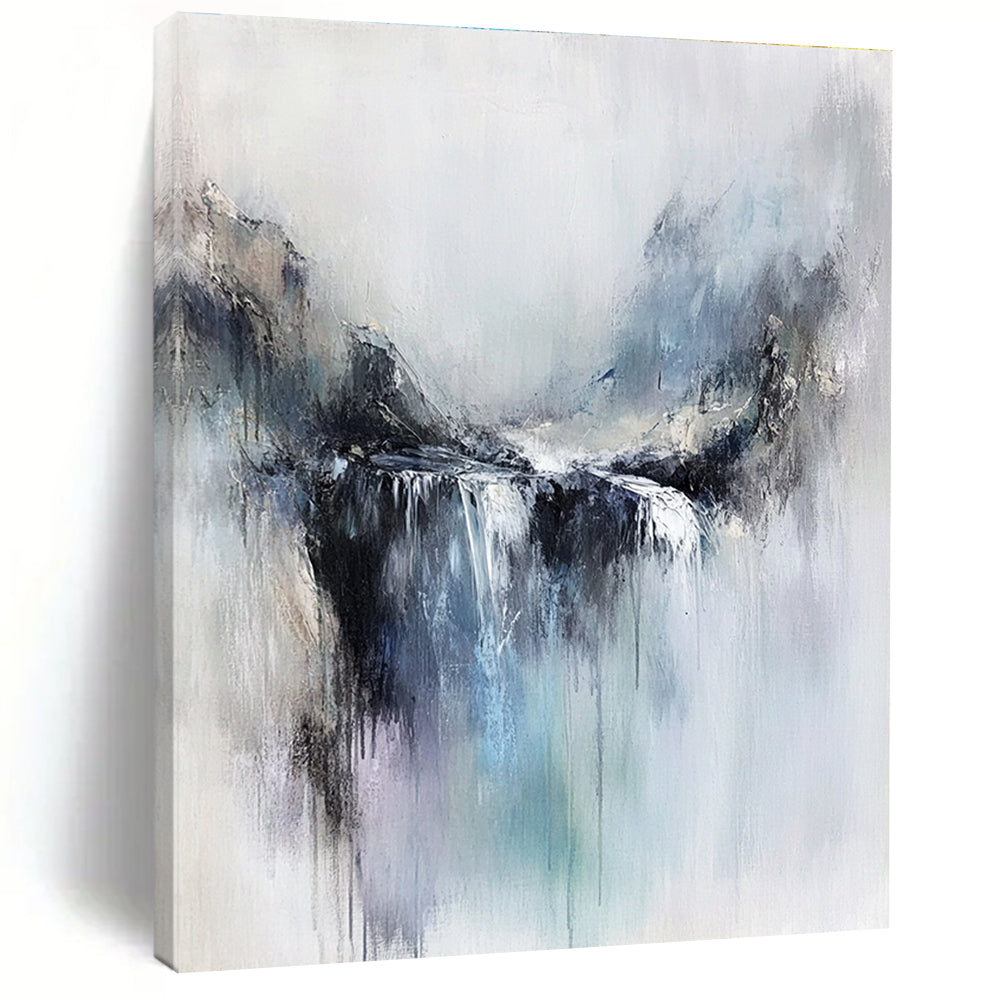 Waterfall Abstract - Ethereal Landscape Art GAB0547