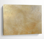 Luxurious Golden Waves Art Celebrating Opulence and Dynamic Movement Abstract Painting ABS150