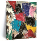 Colorful Block Abstract 3 Painting with Dynamic Energy WINK749