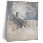 Shadowy Figure Abstract - Introspective Human Form Art GAB0504