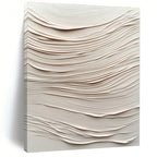 Textured - Wave Abstract Painting with 3D Effects WINK873