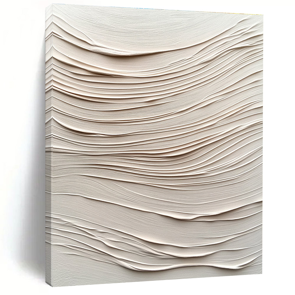 Textured - Wave Abstract Painting with 3D Effects WINK873