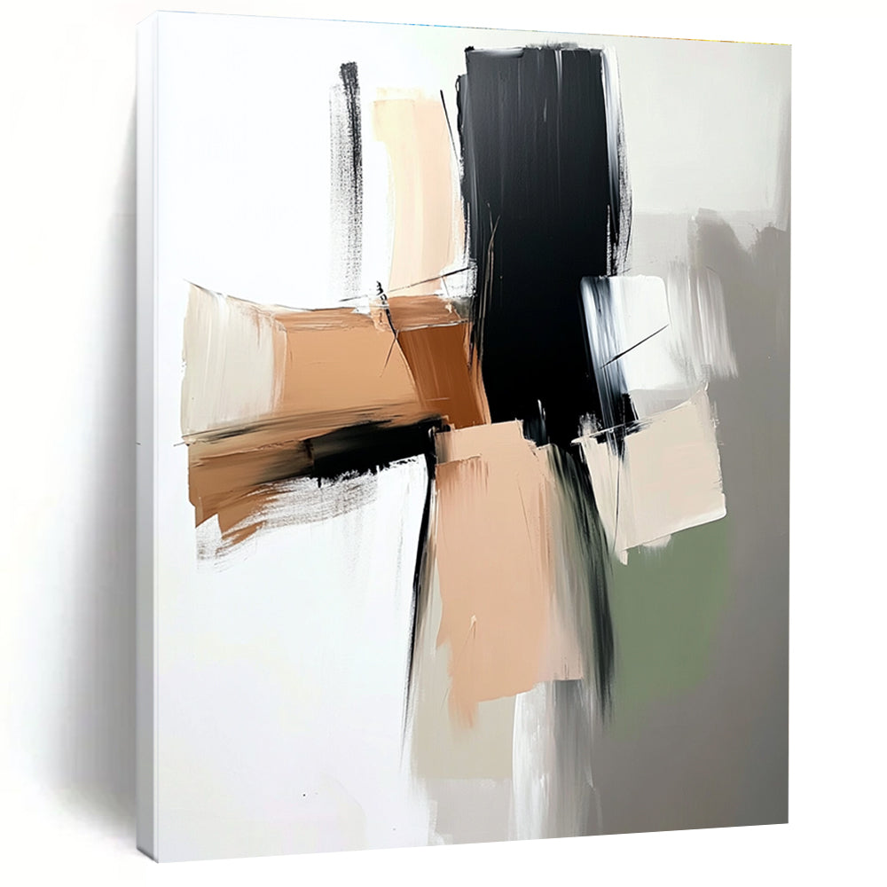Neutral Tones Abstract Painting with Timeless Calm WINK756