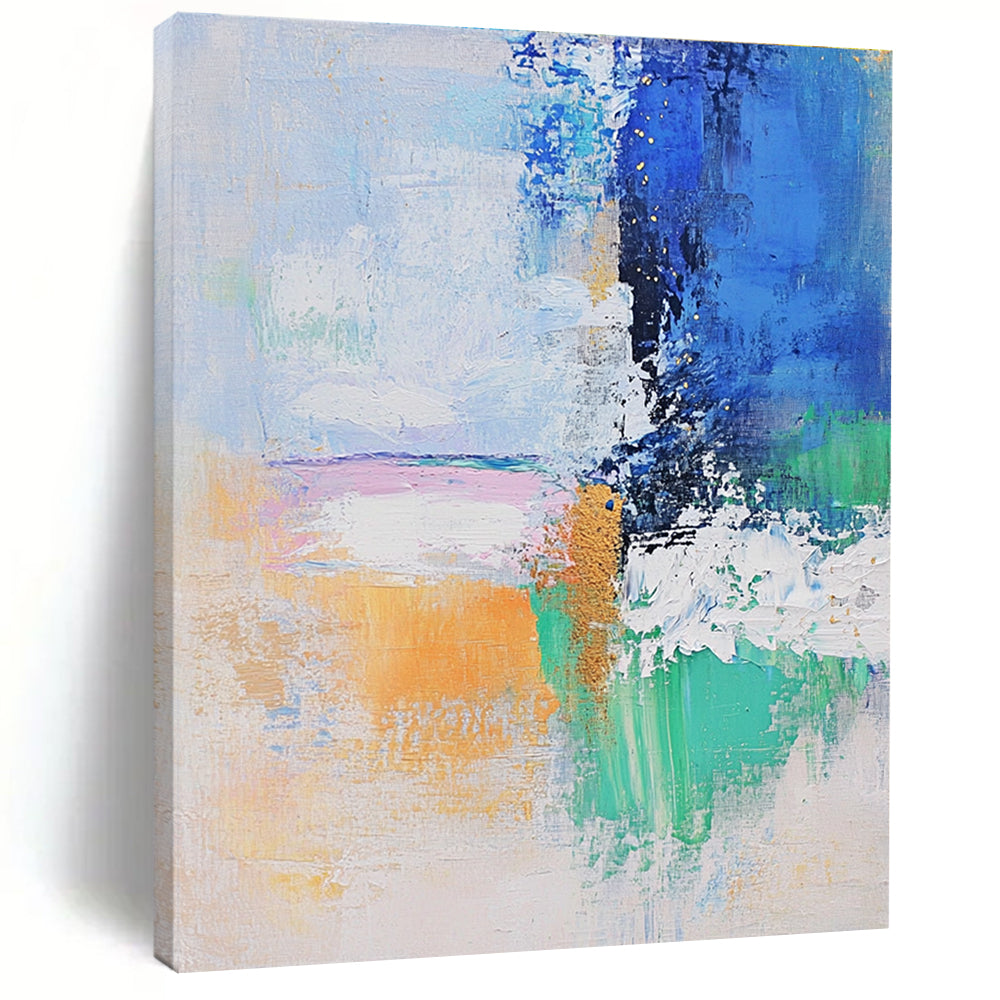 Colorful Abstract Composition Painting for Creative Art Studios GAB0808