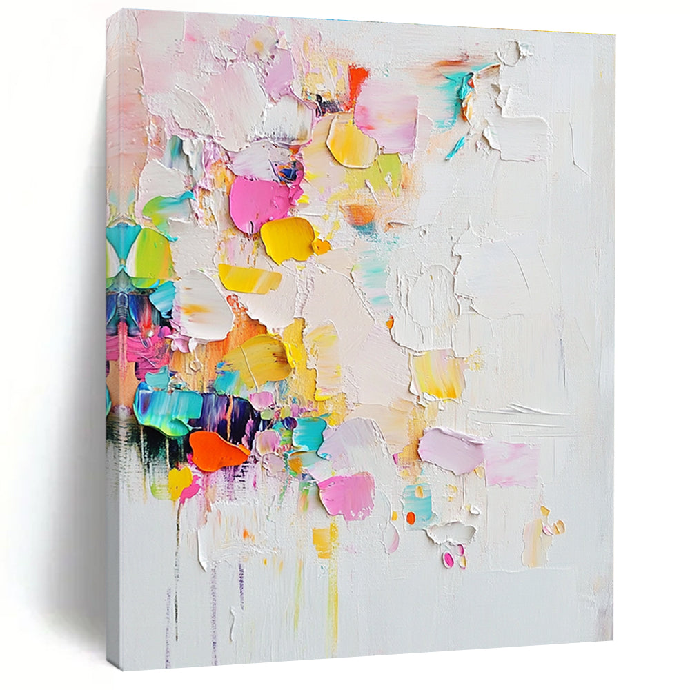 Textured Color - Burst Abstract Painting for Contemporary Galleries GAB0876