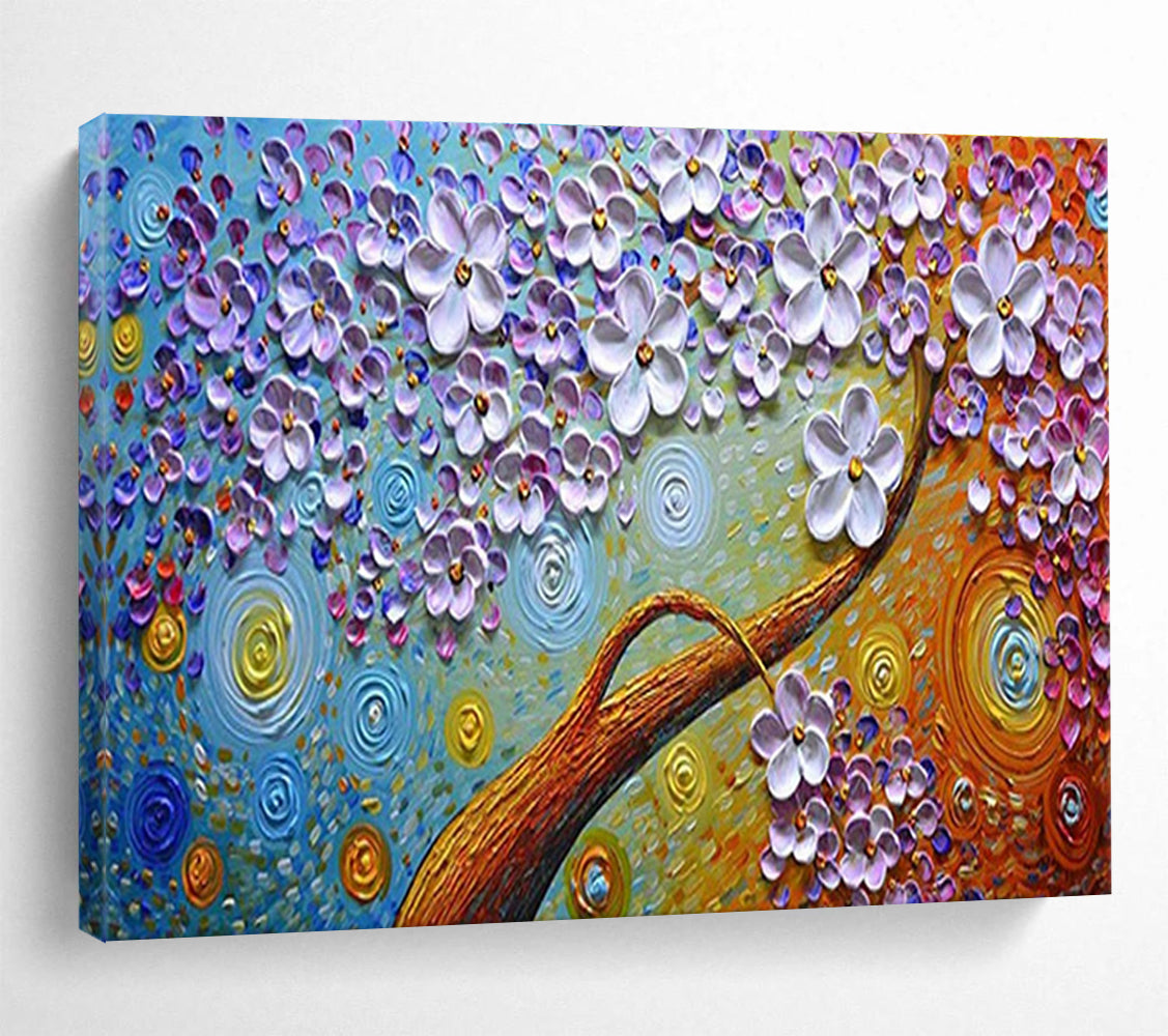 3D Floral Tree Abstract Painting for Artistic Home Studios YHT217