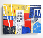 Colorful Urban - Style Abstract  Lively City Energy ABS107