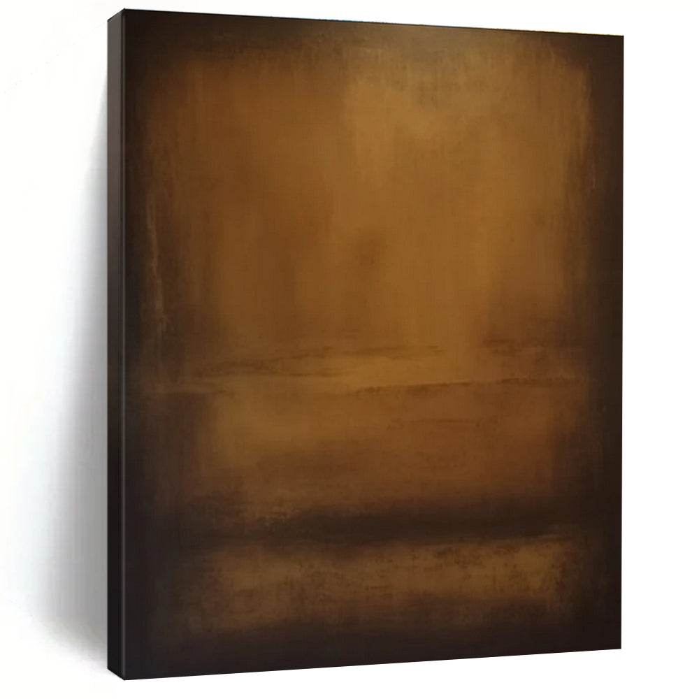 Monochrome Abstract Landscape Painting for Nature - Inspired Retreats HENG372