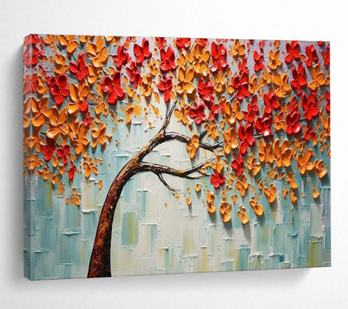 3D Flowering Tree Abstract Painting for Garden - Themed Cafes YHT168