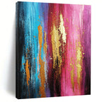 Colorful Layered Abstract Painting with Depth of Emotion WINK719
