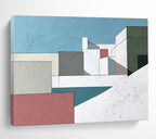 Architectural Geometric Abstract  Sleek Urban Simplicity ABS080