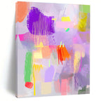 Pastel Colored Abstract Painting with Playful Sweetness WINK748