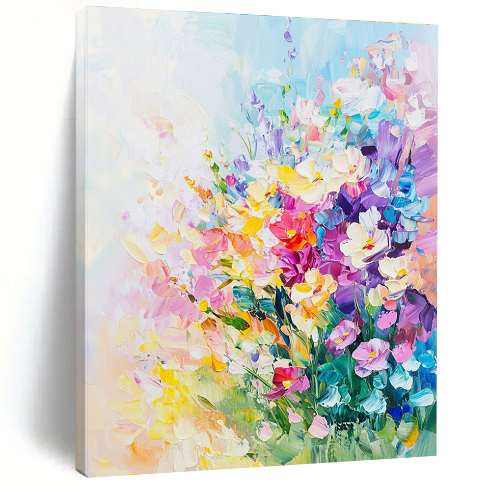Colorful Flower Bouquet Abstract Painting for Feminine - Style Boutiques GAB1325