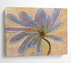 Textured Flower Abstract Painting for Charming Garden - Facing Cafes YHT346