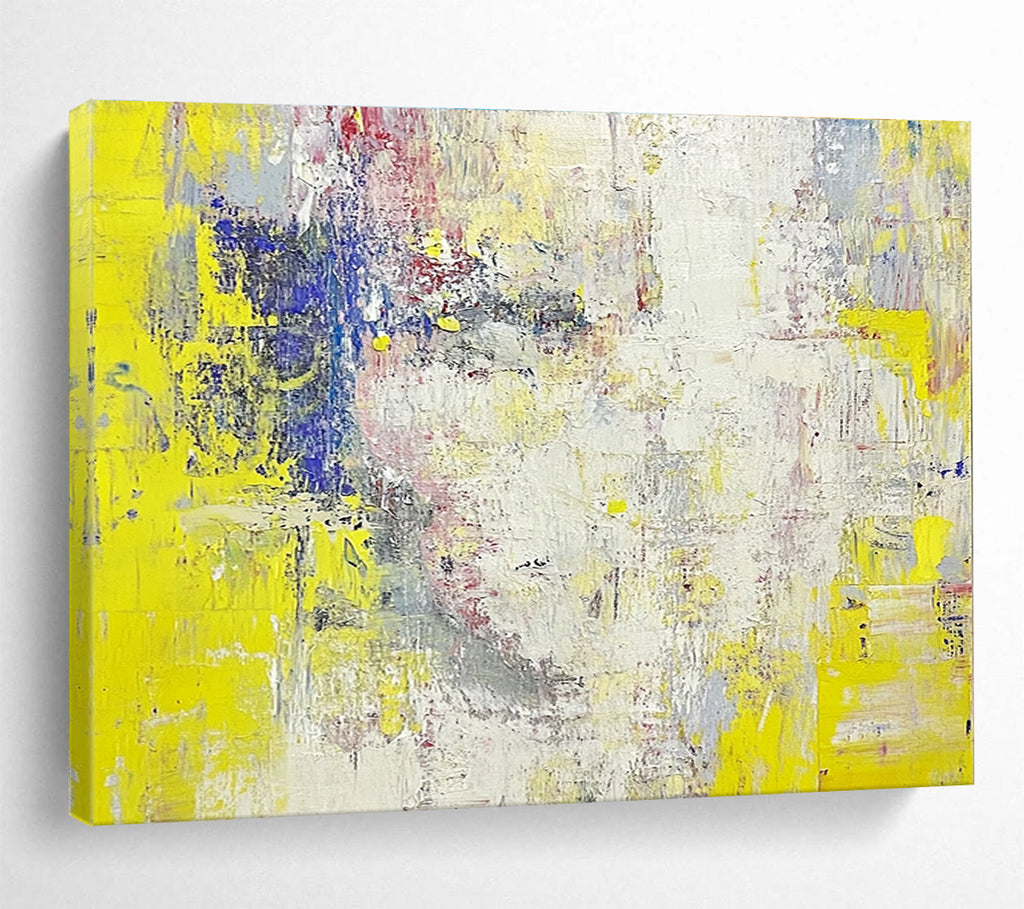 Vibrant Abstract Expression Painting with Bold, Energetic Colors ABS528