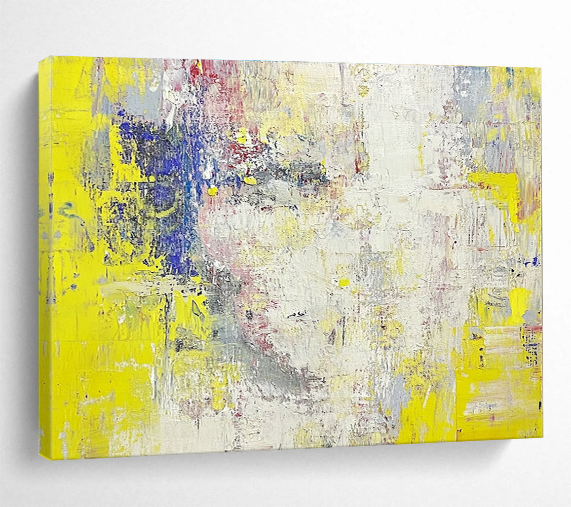 Vibrant Abstract Expression Painting with Bold, Energetic Colors ABS528