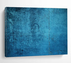 Blue Textured Background Abstract Painting with Industrial Charm ABS573