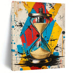 Colorful Hourglass Abstract Painting for Creative Time - Themed Studios GAB1269