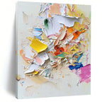 Colorful Palette Abstract Painting for Artistic Spaces GAB0737