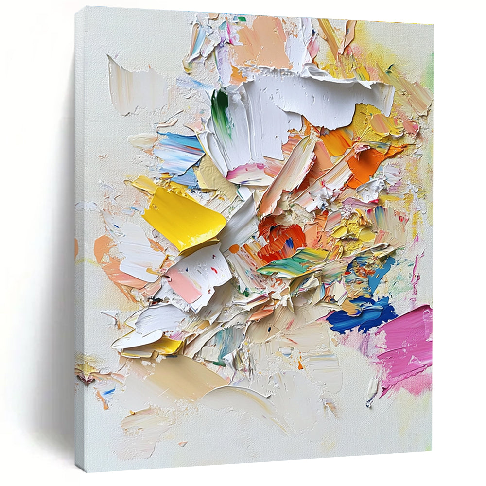 Colorful Palette Abstract Painting for Artistic Spaces GAB0737