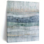 Layered Line Abstract Painting for Minimalist Office Waiting Areas GAB1171