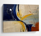 Minimalist Abstract Shapes Painting for Contemporary Offices YHT331
