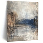 Textured Lake Abstract - Impressionistic Landscape Art GAB0557