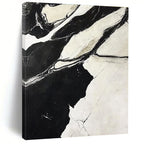 Black White Marble Abstract 2 Painting with Natural Grace WINK744