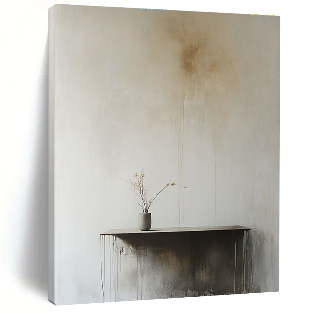 Serene Abstract Vase Painting for Calming Bedrooms GAB1114