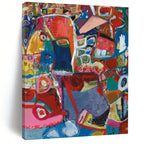 Energetic Colorful Abstract Fusion Painting for Creative Hubs HENG297