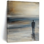 Solitary Figure Abstract Painting for Thoughtful - Styled Studies GAB1065