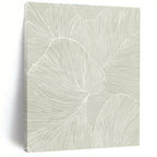 Leaf - like Lines Nature - Inspired Abstract Painting for Calm Spaces GAB1530