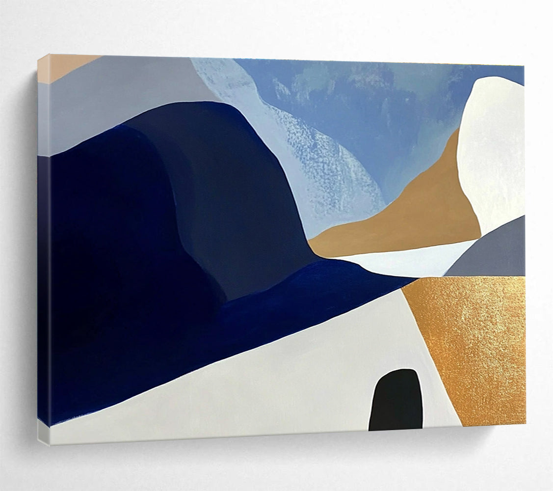 Minimalist Color - Blocked Landscape  Modern Nature ABS036
