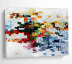 Colorful Pixel Abstract Painting for Tech - Startup Offices YHT286