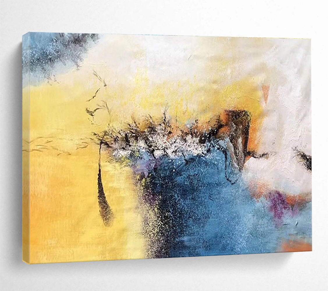 Color Fusion Abstract Painting for Art Galleries YHT156