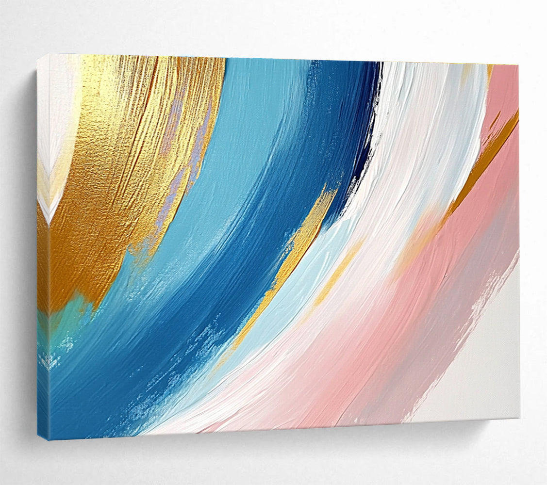 Gold - Accented Color Swirls  Luxe and Lively ABS035