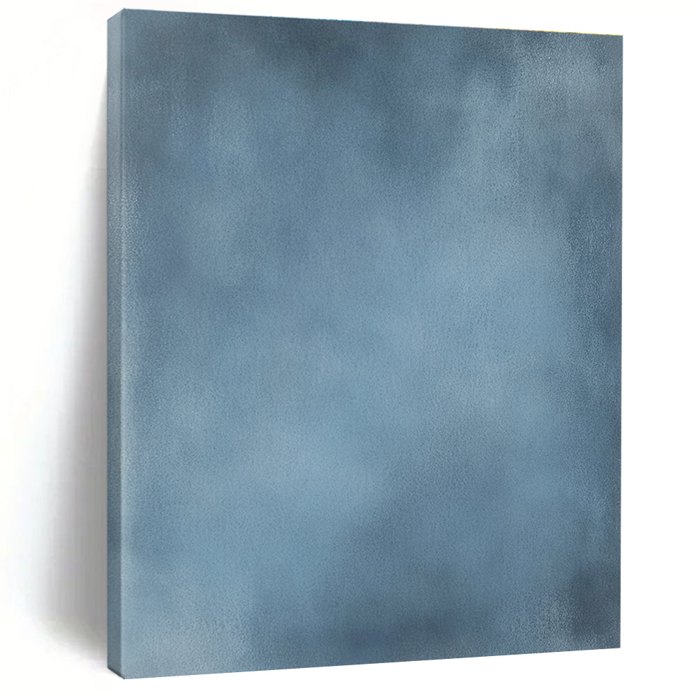 Smooth Blue Surface Abstract Painting with Calming Serenity WINK134