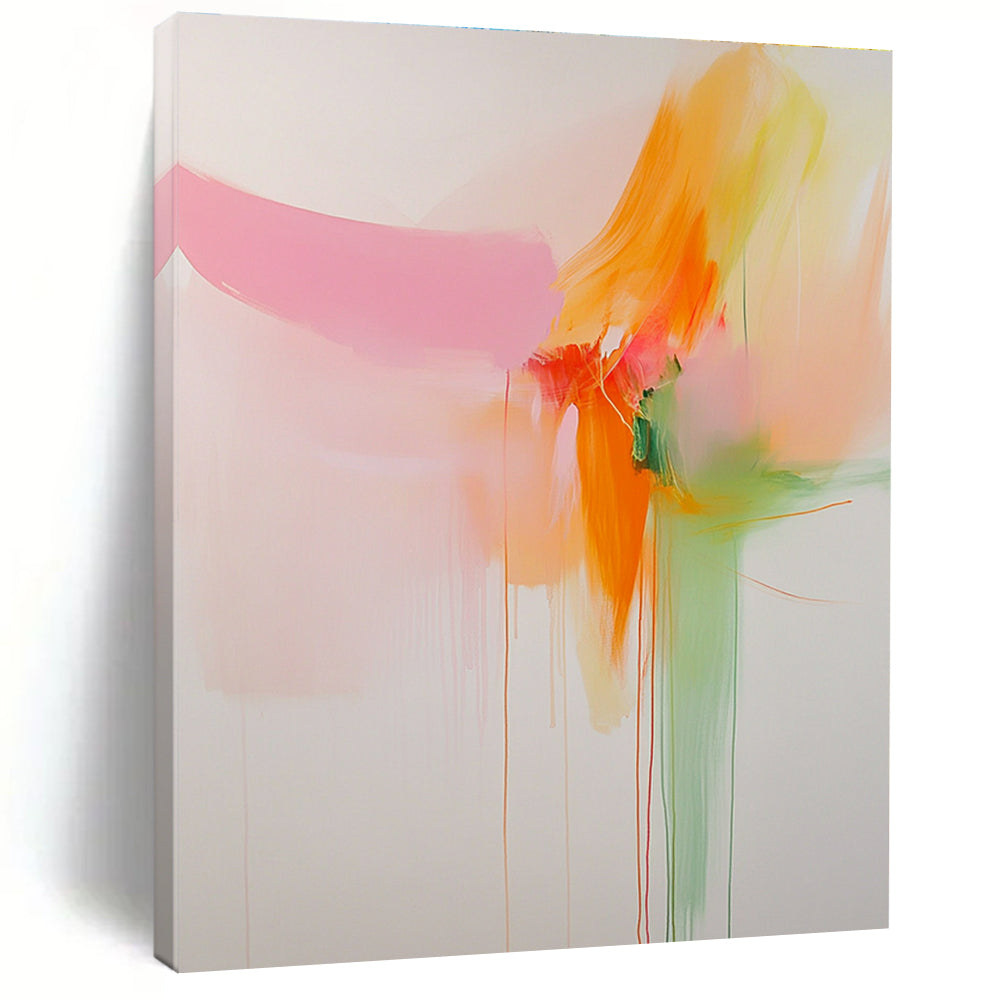 Fluid Abstract with Drips Painting for Contemporary Art Gallery Corridors GAB1226