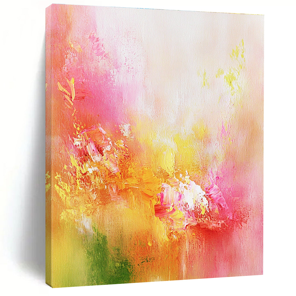 Colorful Soft Abstract Painting for Romantic - Themed Weddings GAB0975