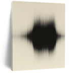 Black and Beige Blur Abstract Painting with Soft Textures WINK844
