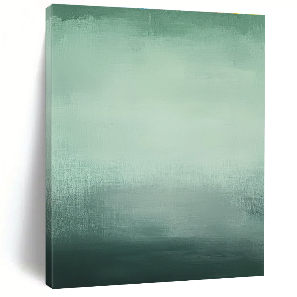 Green - Gradient Abstract Painting with Subtle Transitions WINK871